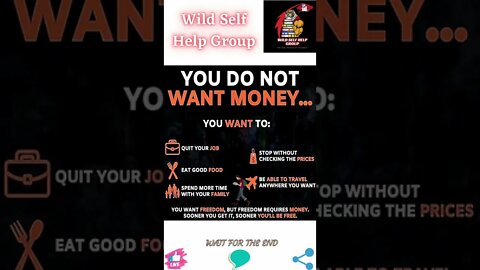 🔥People do not want money🔥#shorts🔥#wildselfhelpgroup🔥1 September 2022🔥