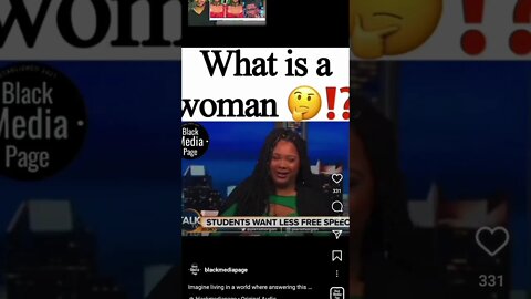 Women can't identify what a woman is.