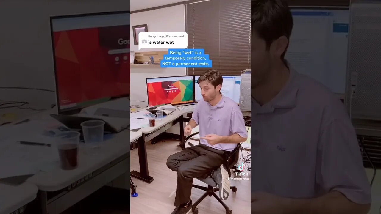 IS WATER WET?! #shorts