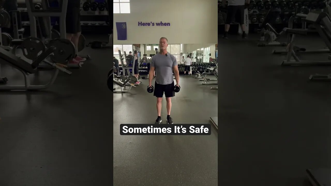 When Is It Okay to "Drop" Weights? #shorts