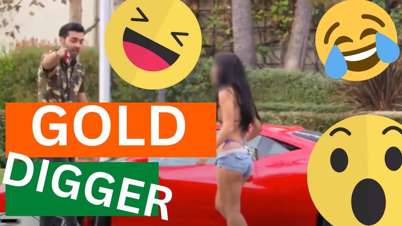 GOLD DIGGER'S FERRARI PRANK