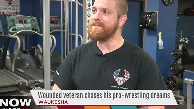 Wounded veteran chase pro wrestling dreams