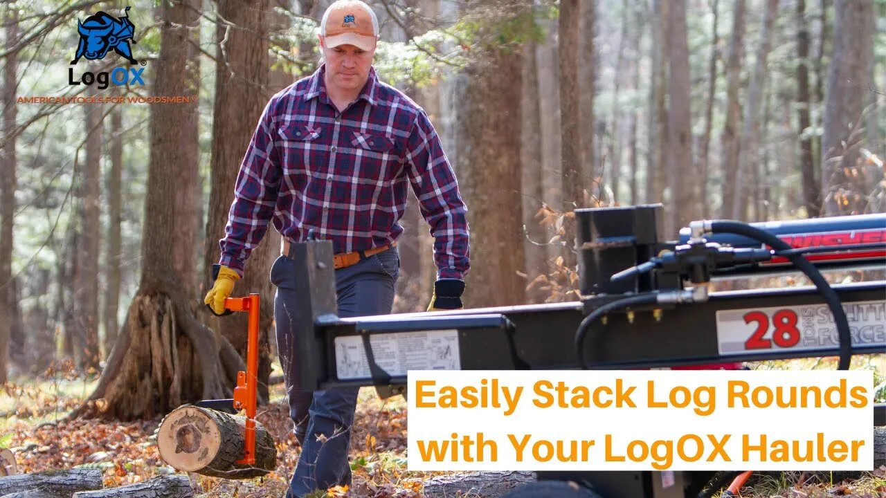 How To QUICKLY Stack Log Rounds with a LogOX Hauler