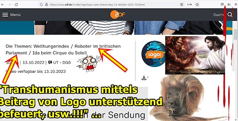 "Es lebe der Transhumanismus, das Framing und das satanische Agieren weiterhin, usw.!!!“ …