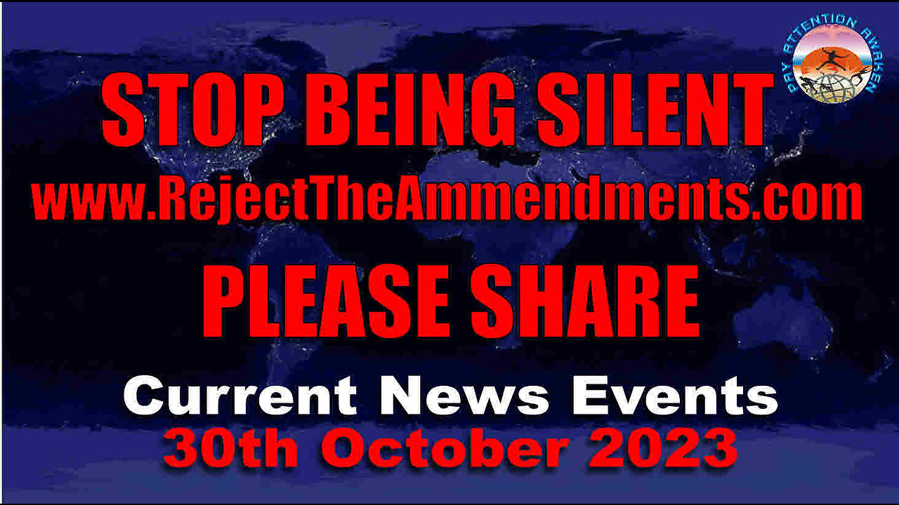 Current News Events - 30th October 2023 - ALL LINKS BENEATH THIS VIDEO ! PLEASE SHARE !