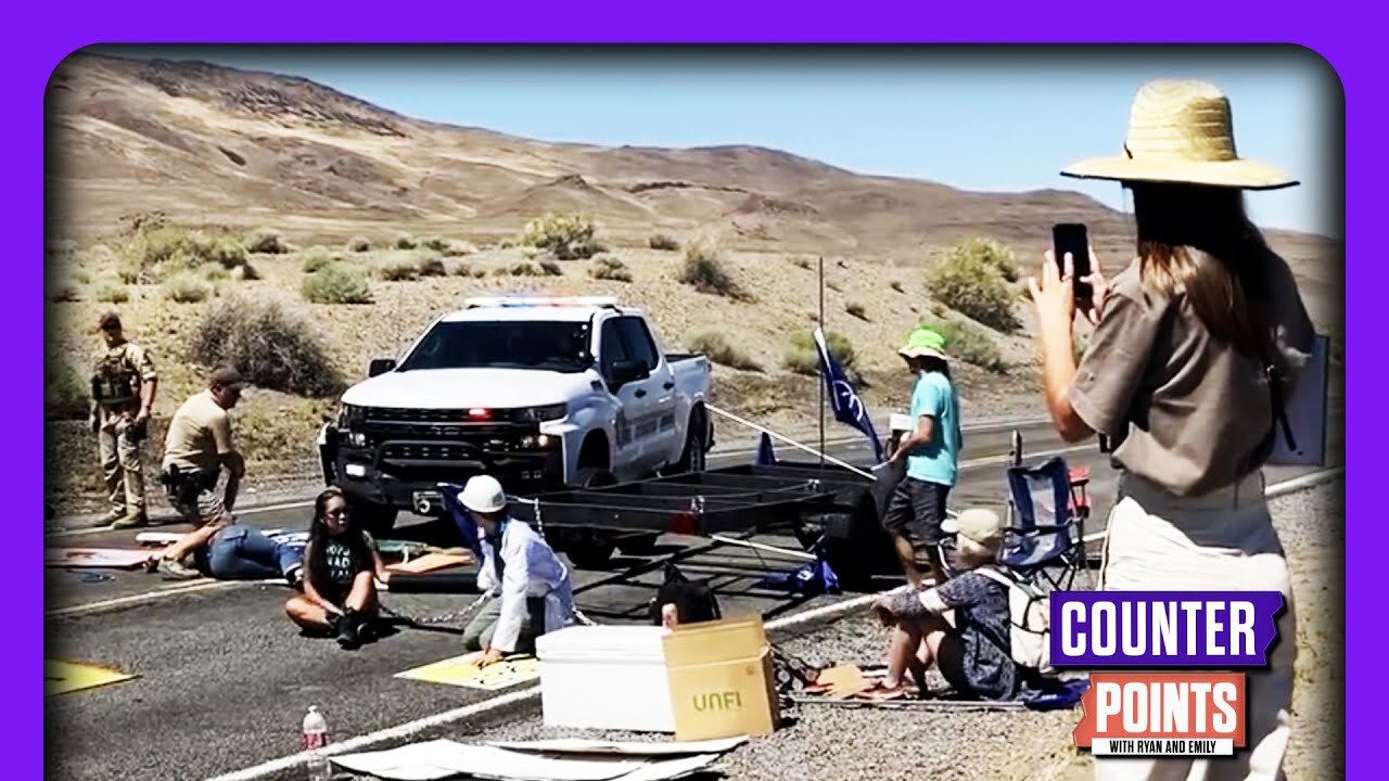 Police Truck PLOWS Through Climate Protest | Counter Points