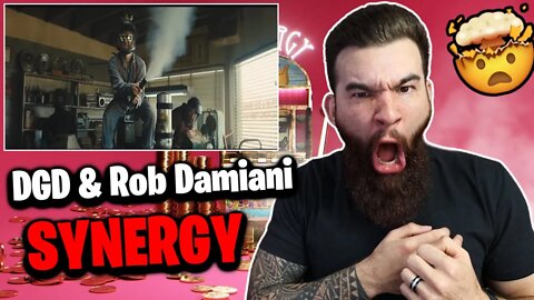 DANCE GAVIN DANCE - SYNERGY Feat. Rob Damiani (Official Music Video) REACTION