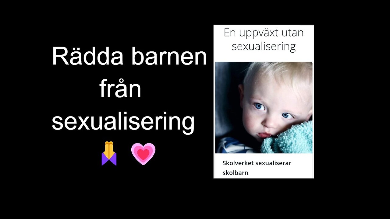 Rädda barnen från sexualisering