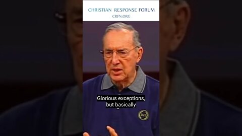 Derek Prince - Real Christian Testimony is Love - Christian Response Forum #truechristian #shorts