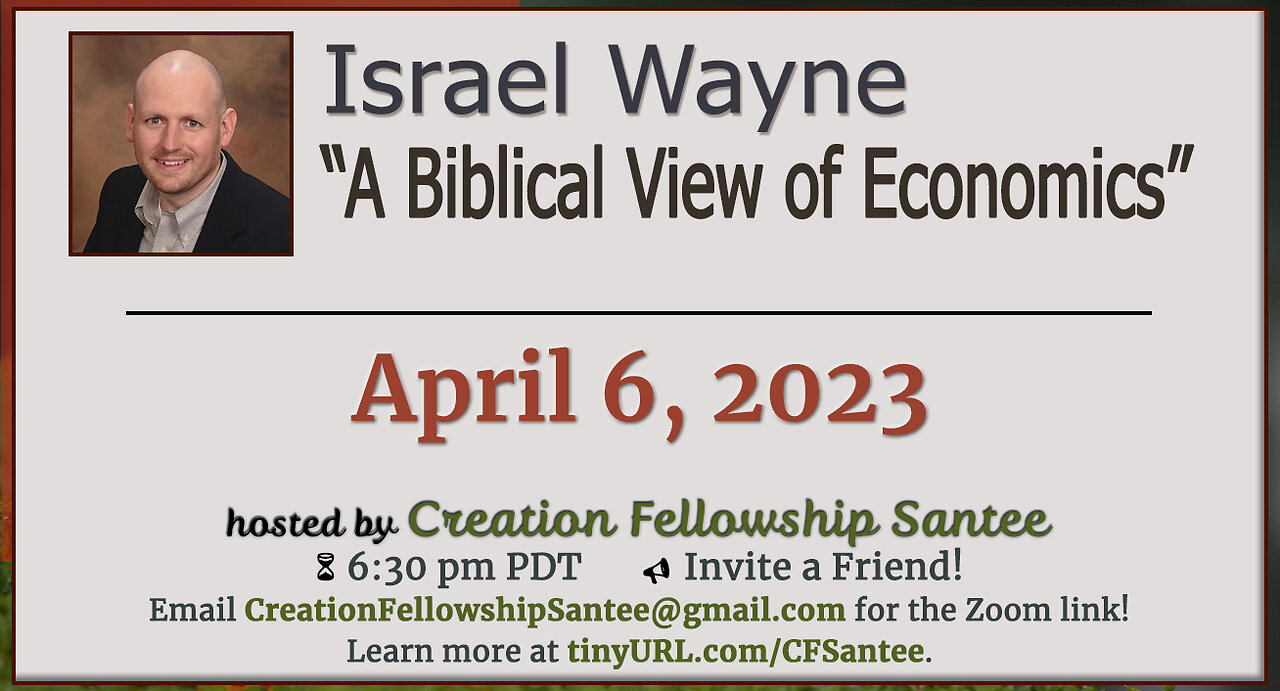 Biblical Economics with Israel Wayne