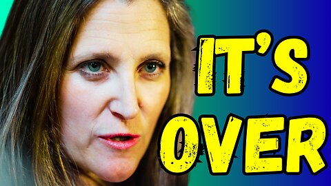 BREAKING NEWS! Chrystia Freeland RESIGNS as Finance Minister!