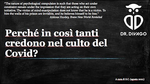 Perché in così tanti credono nel culto del Covid?