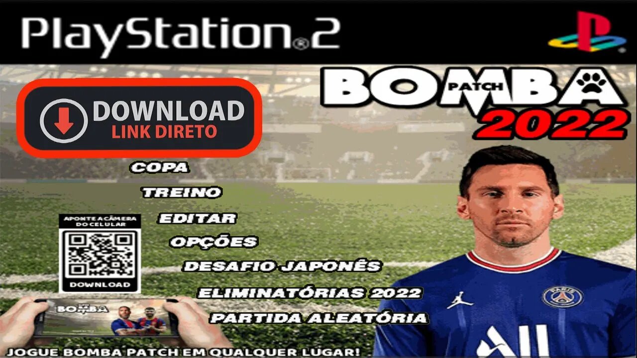 BOMBA PATCH 2022 ATUALIZADO AGOSTO MESSI NO PSG E DIEGO COSTA ATLETICO MINEIRO EDITOR GEOMATRIX