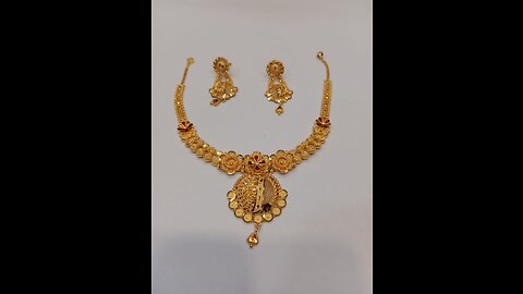 gold necklace design#