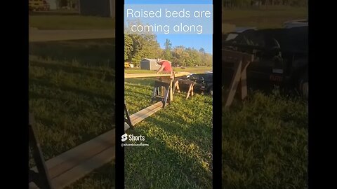 can't stop looking at these raised beds #shorts #video #farm #homestead #garden #gardening