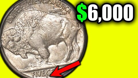 Rare DATED Buffalo Nickels Worth A LOT of Money!