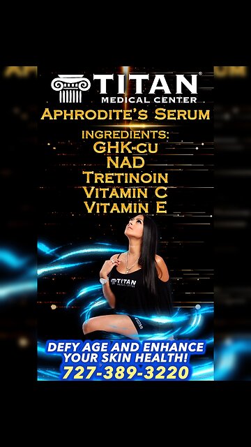 Discover the Magic of #TitanMedical Beauty! Aphrodite’s Serum is your New Secret to Flawless Skin!