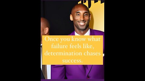 KOBE BRYANT TALKS ABOUT SUCCESS