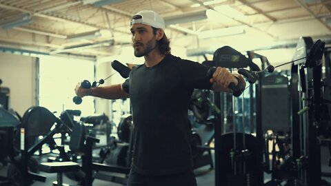 EXERCISE DEMO | Standing Sternal Cable Press | Coach Zach Mckenna