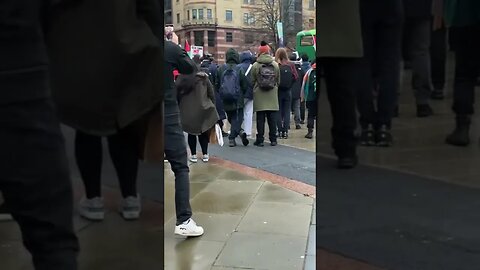 Leeds Pro-Palestinian protest (Dec 9th 2023) #leeds #protest #gaza #palestine