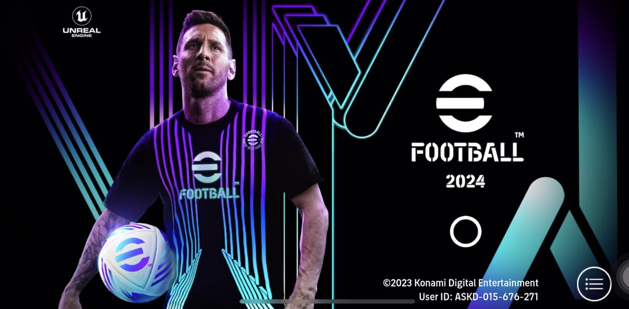 The newly launched efootball 2024.