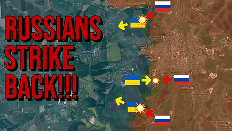 Successful Russian Counter South And North Of Bakhmut Attack Forced Ukrainians To Retreat.