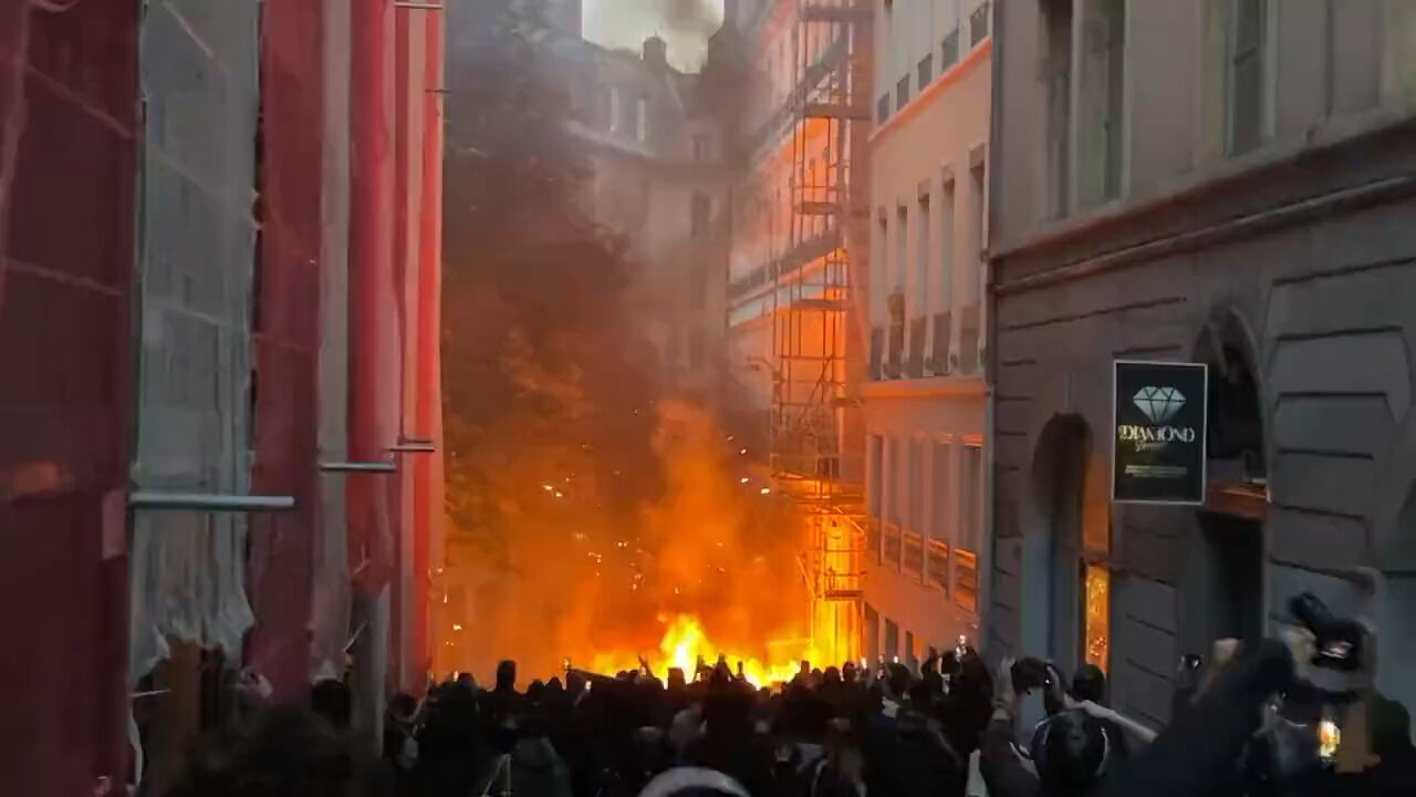 Meanwhile Back In France : Mostly Peaceful Gatherings Continue Unabated.