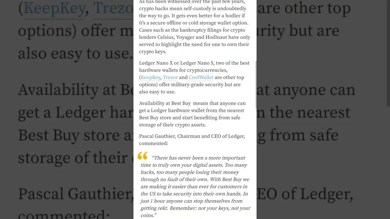 Ledger Crypto Wallets At Best Buy