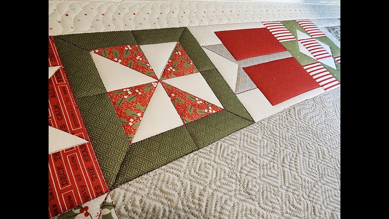 Christmas quilting