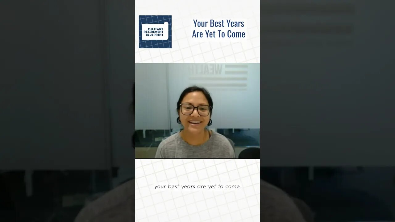 Highlighting the positives of being a military retiree. You're not just a label, you'...