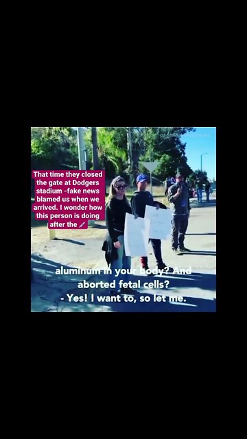 #DODGERS STADIUM VACCINATION SITE #SHUTDOWN BY THE POLICE NOT PROTESTORS!