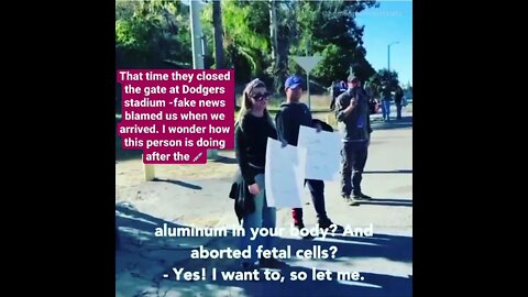 #DODGERS STADIUM VACCINATION SITE #SHUTDOWN BY THE POLICE NOT PROTESTORS!