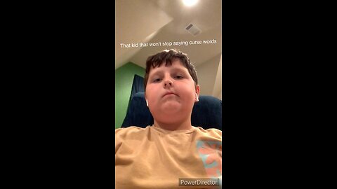 That one kid who won’t stop saying curse words