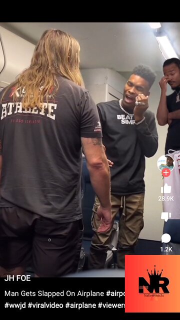 Man Gets SLAPPED On Airplane ✈️🛫