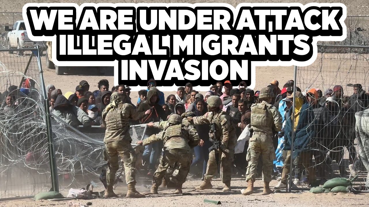 Border Crisis: El Paso Border Chaos | illegal Migrants Invasion