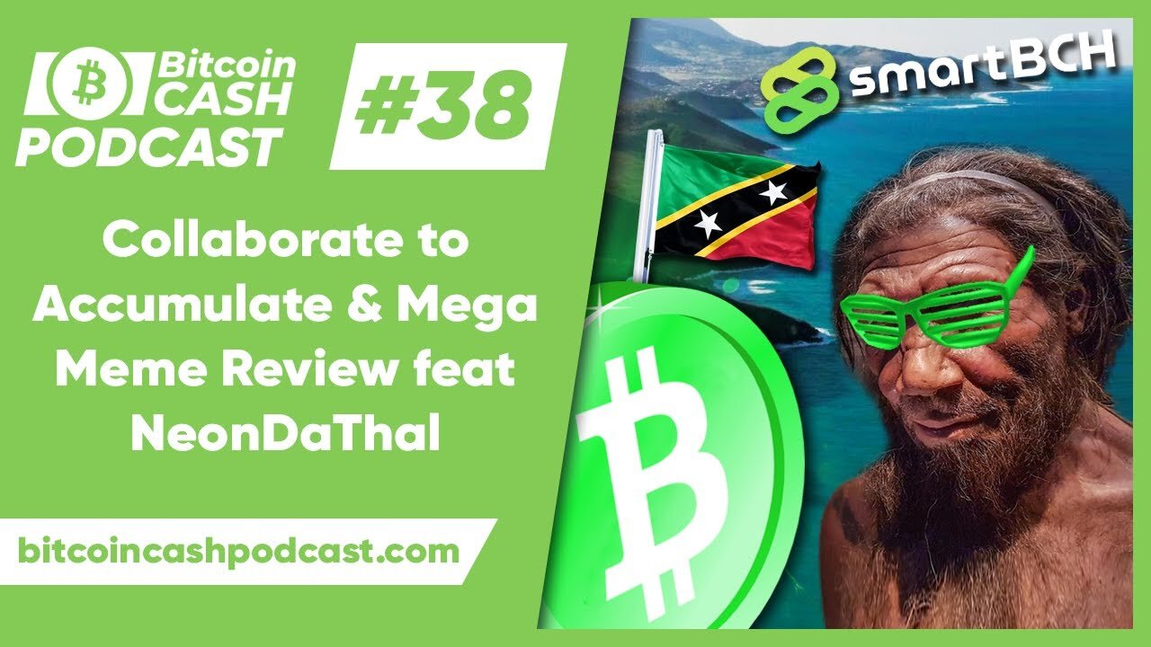 The Bitcoin Cash Podcast #38 - Collaborate to Accumulate & Mega Meme Review feat. NeonDaThal