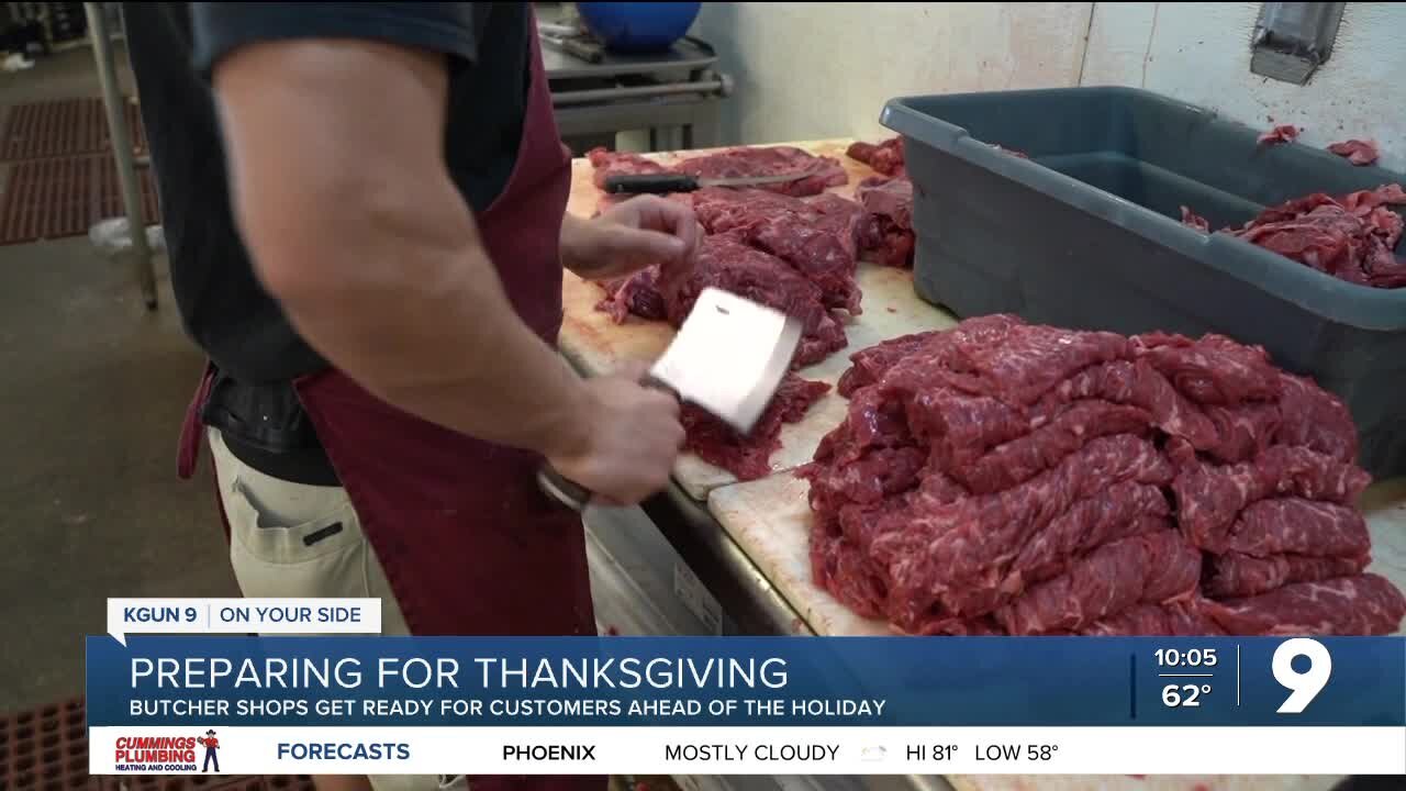 Butcher shops ready for Thanksgiving