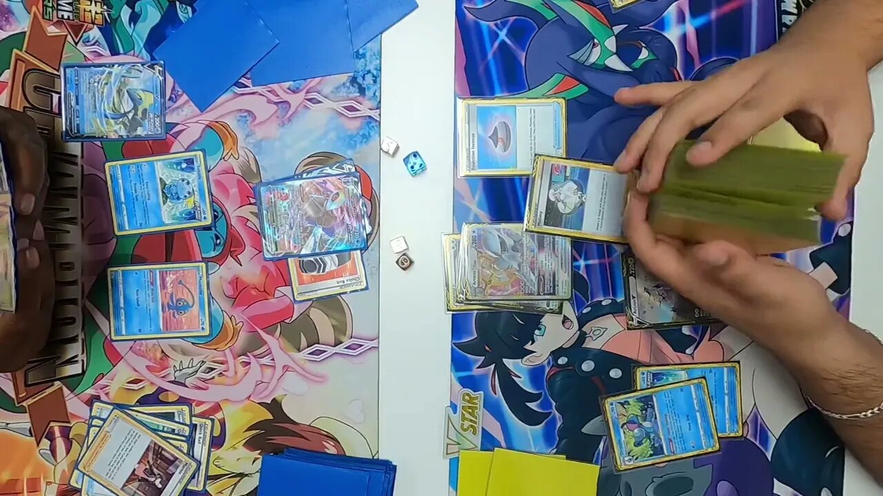 Inteleon VMAX vs Arceus VStar/Inteleon/Radiant Charizard at @PocketSloths | Pokemon TCG