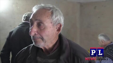 All 4 sons went to the front line & his home is destroy. Armenia-Azerbaijan War