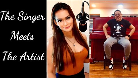 The Singer Meets The Artist - Quarantoon by Irene Ibardo
