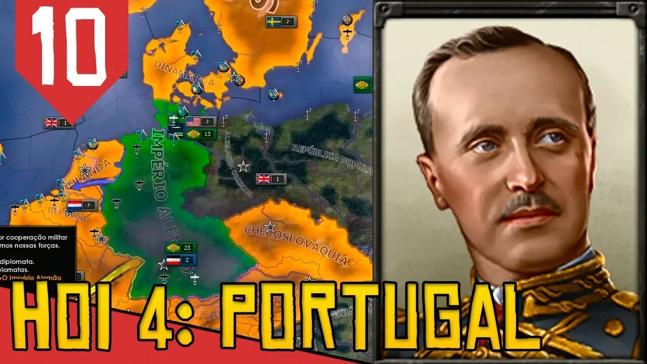 Uma NOVA ALEMANHA - Hearts of Iron 4 Portugal #10 [Série Gameplay Português PT-BR]