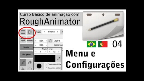 RoughAnimator 04 - Menu + Configurações