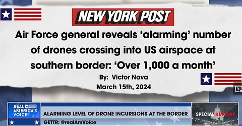 DRONES SPYING/CARRY DRUGS & WEAPONS ACROSS U.S. BORDER & MILITARY BASES & THE DRUG INVASION - 8 mins.