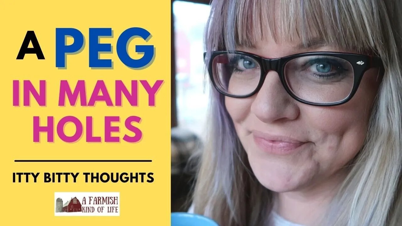 A Peg in Many Holes: Itty Bitty Thoughts
