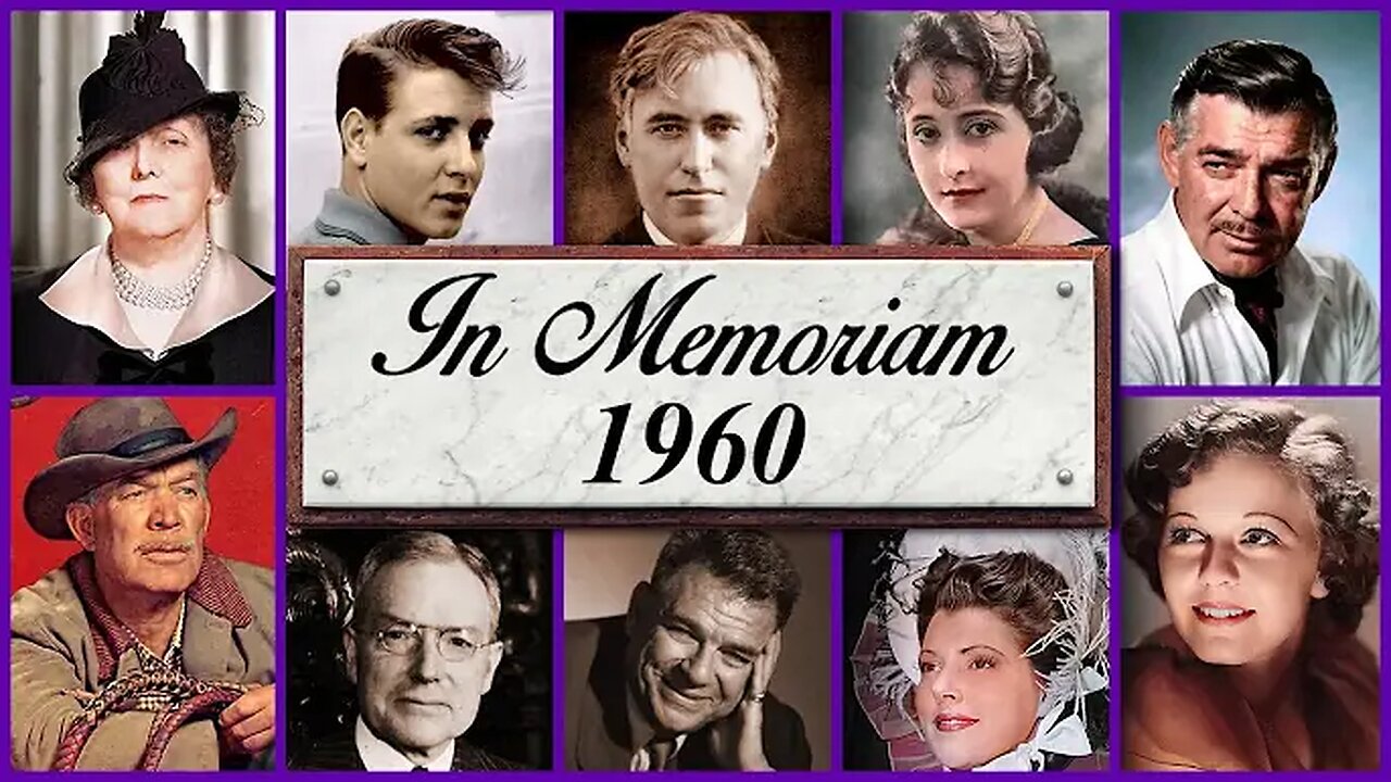 In Memoriam 1960: Famous Faces We Lost in 1960