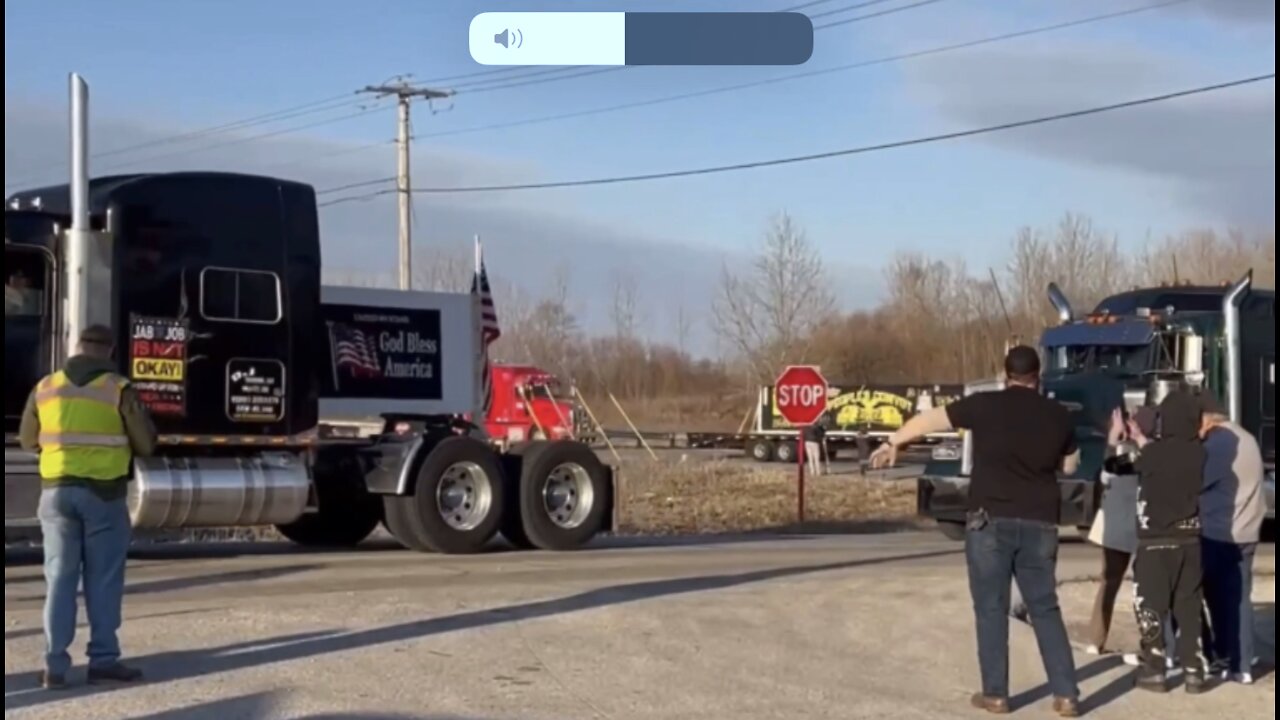 THE PEOPLES CONVOY ARRIVE IN INDIANAPOLIS, INDIANA