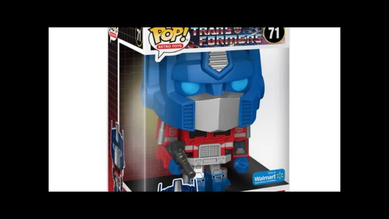 Funko Pop OPTIMUS PRIME Retro Figure (#71) Walmart Exclusive *Rodimusbill New Toy Sighting #Shorts