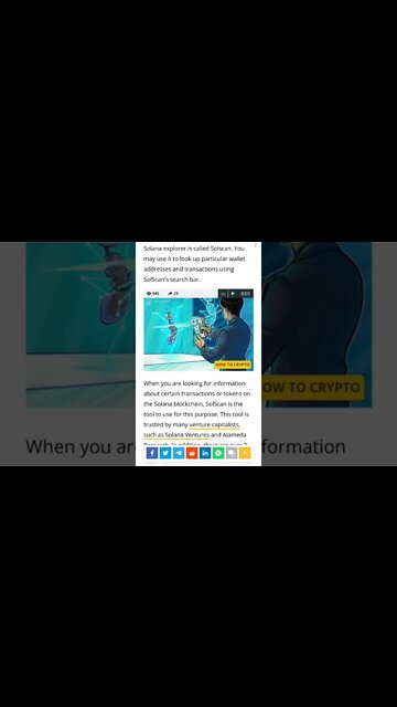 What is SolScan and how to use it? #cryptomash #cryptomashnews #SolScan #sol #cryptonews