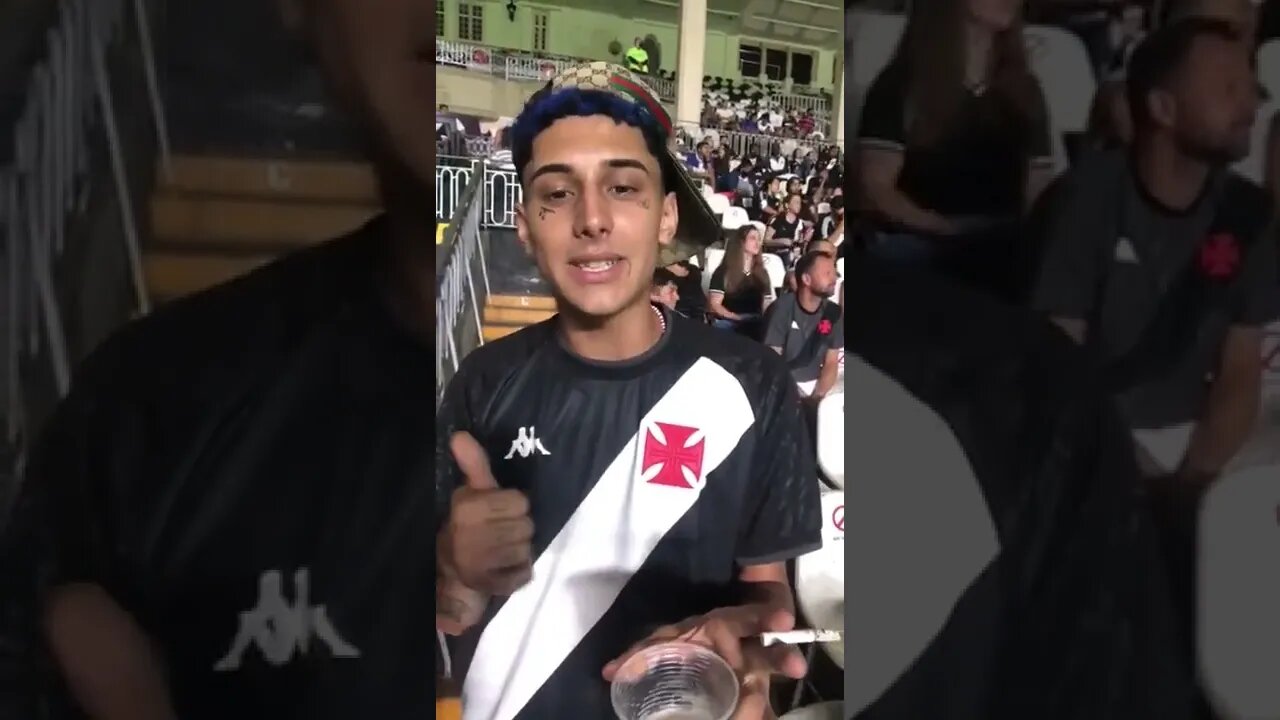 Mc Menó Toddy em São Januário vendo o Vasco jogar - Vasco X Portuguesa-RJ