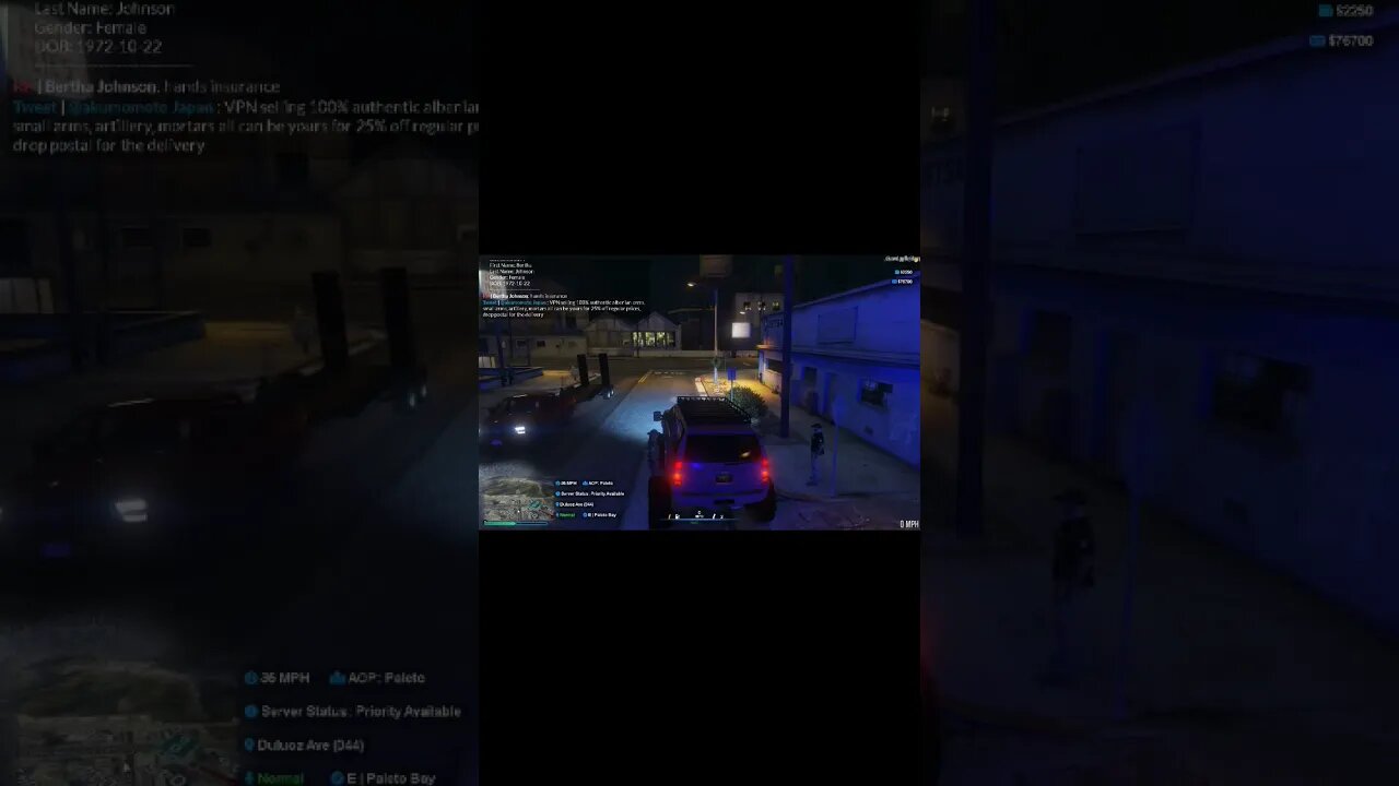 Running from the Cops #floridastaterp #gtarp #gta